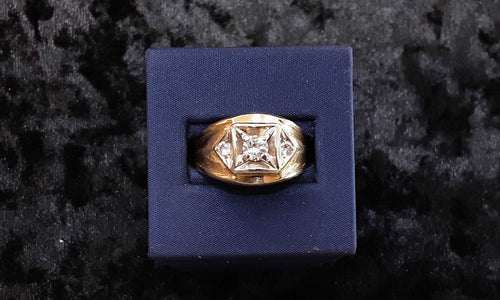 Men's Ring - Yellow Gold 10k (.417) 9.9 grams Size 12