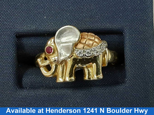 Women's Ring - Yellow Gold 14k (.585) 3.8 grams Size 8.5