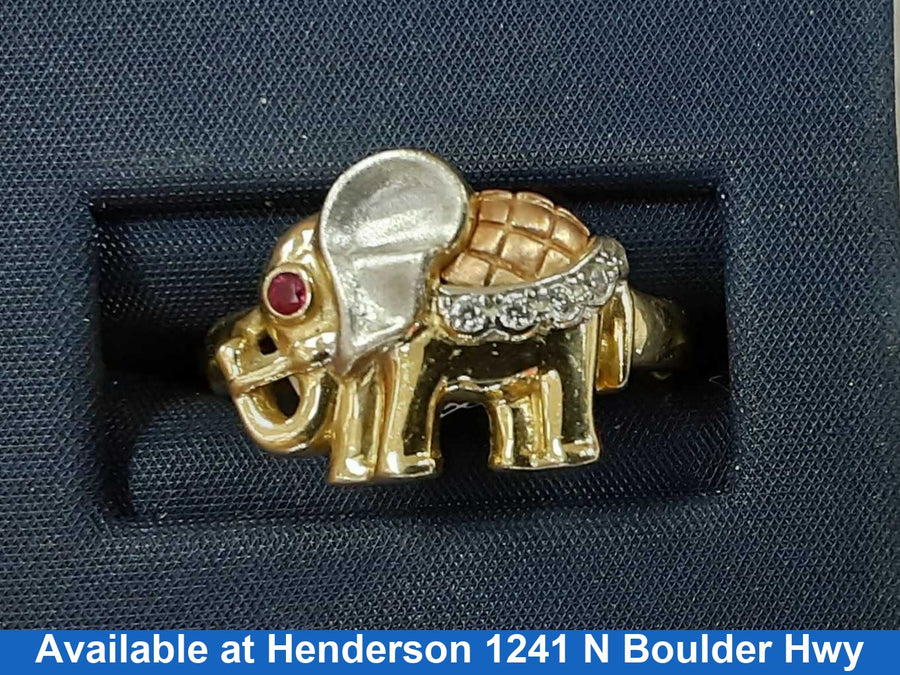 Women's Ring - Yellow Gold 14k (.585) 3.8 grams Size 8.5