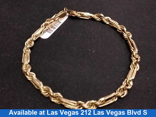 Bracelet - Yellow Gold 14k (.585) 13.9 grams 18 inch