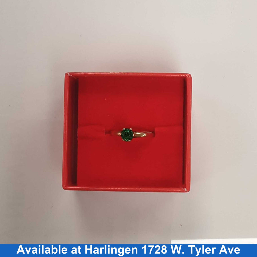 Women's Ring - Yellow Gold 10k (.417) 1.3 grams Size 5.5