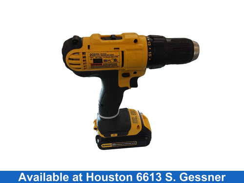 Dewalt Dcd771 Yellow Cordless Screw Gun
