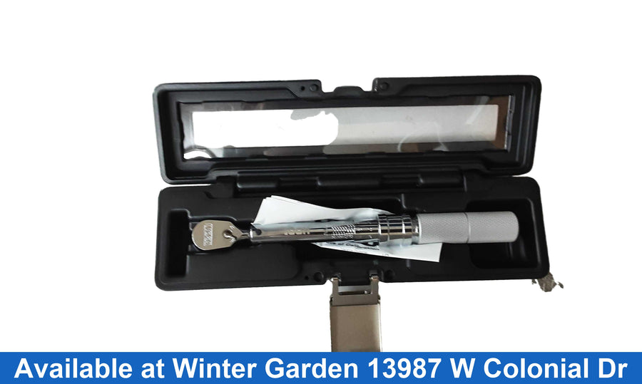 Icon 40 To 200 In-lb Professional Compact Click Torque Silver Metric Hand Wrench