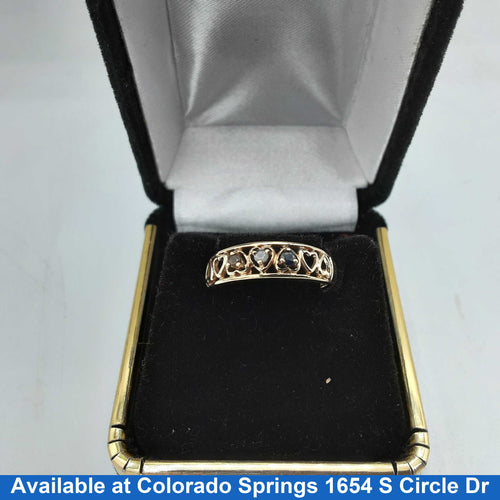 Women's Ring - Mother's - Yellow Gold 10k (.417) 1.7 grams Size 7