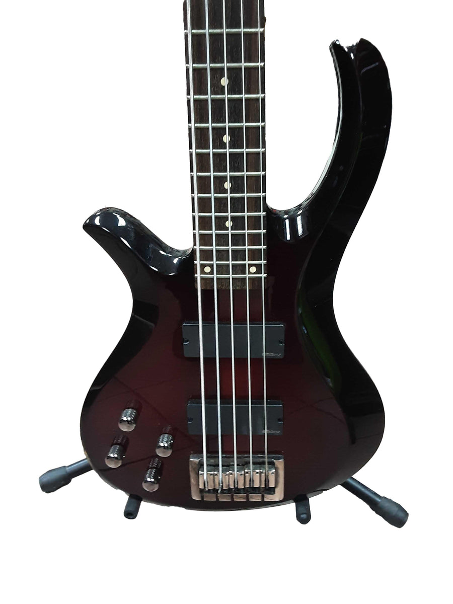 Schecter Riot 5 Red Electric Bass Guitar