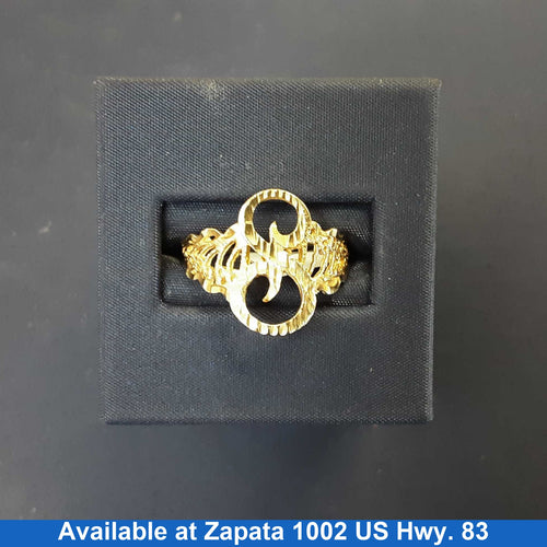 Women's Ring - Yellow Gold 10k (.417) 2.5 grams Size 20