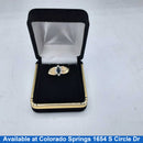 Women's Ring - Tricolor Gold 10k (.417) 2.1 grams Size 7