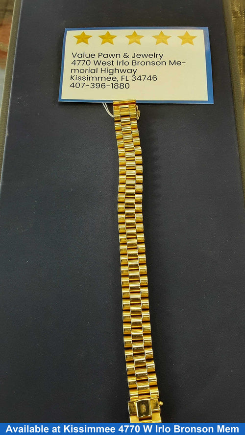 Bracelet - Yellow Gold 10k (.417) 44.7 grams 8 inch