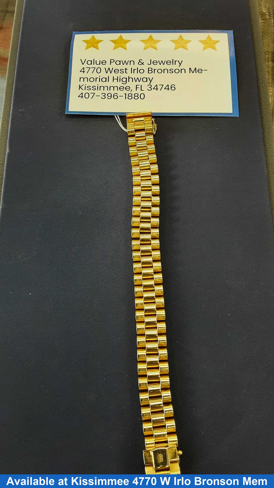 Bracelet - Yellow Gold 10k (.417) 44.7 grams 8 inch
