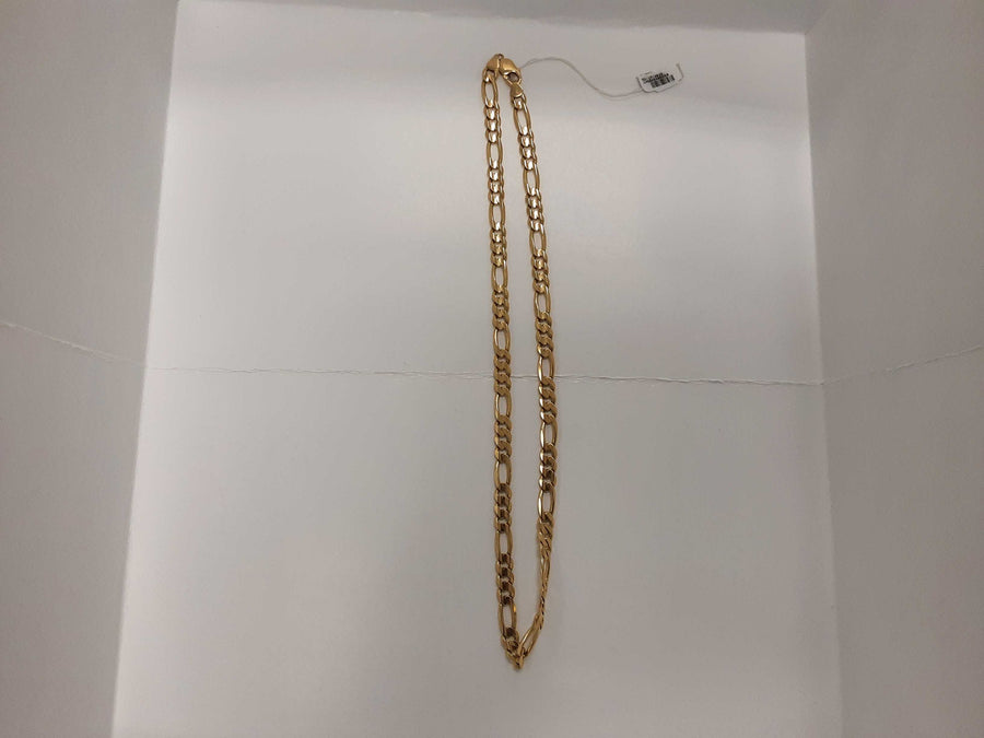 Figaro Chain - Yellow Gold 14k (.585) 58.8 grams 22 inch