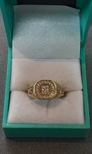 Men's Ring - Yellow Gold 10k (.417) 2.4 grams Size 8.5