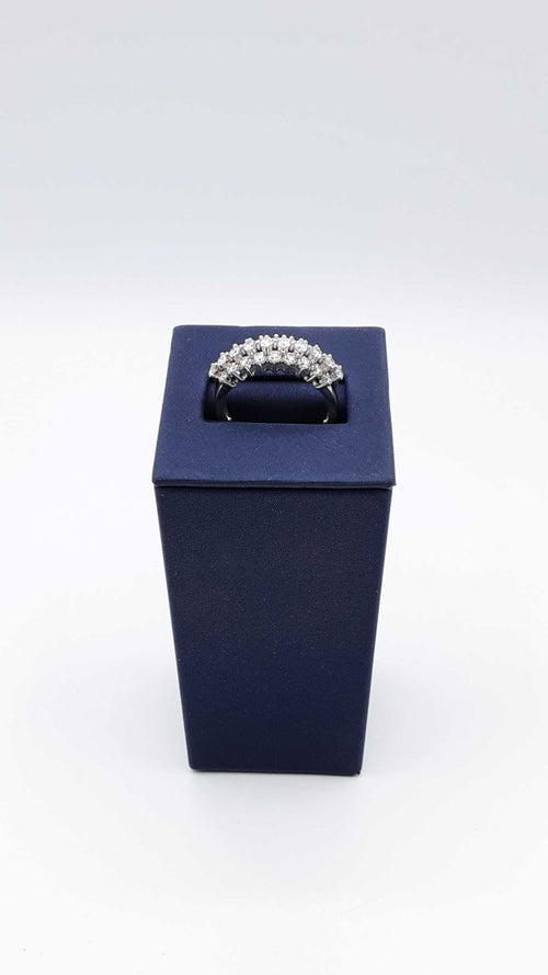 Ring - Wedding Band - White Gold 10k (.417) 4 grams Size 9.5
