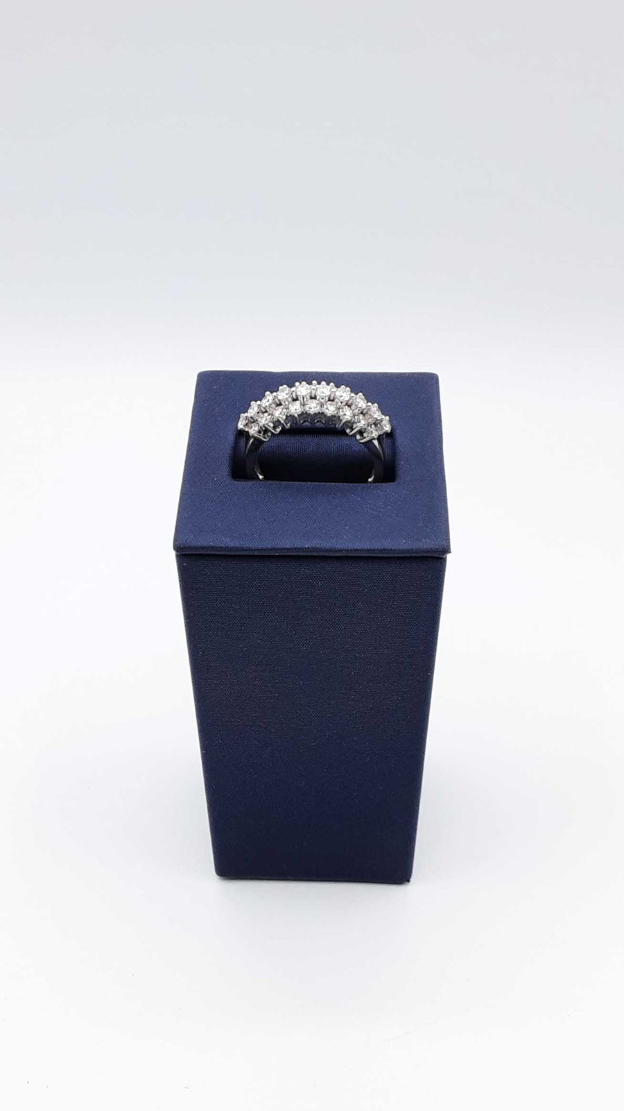 Ring - Wedding Band - White Gold 10k (.417) 4 grams Size 9.5