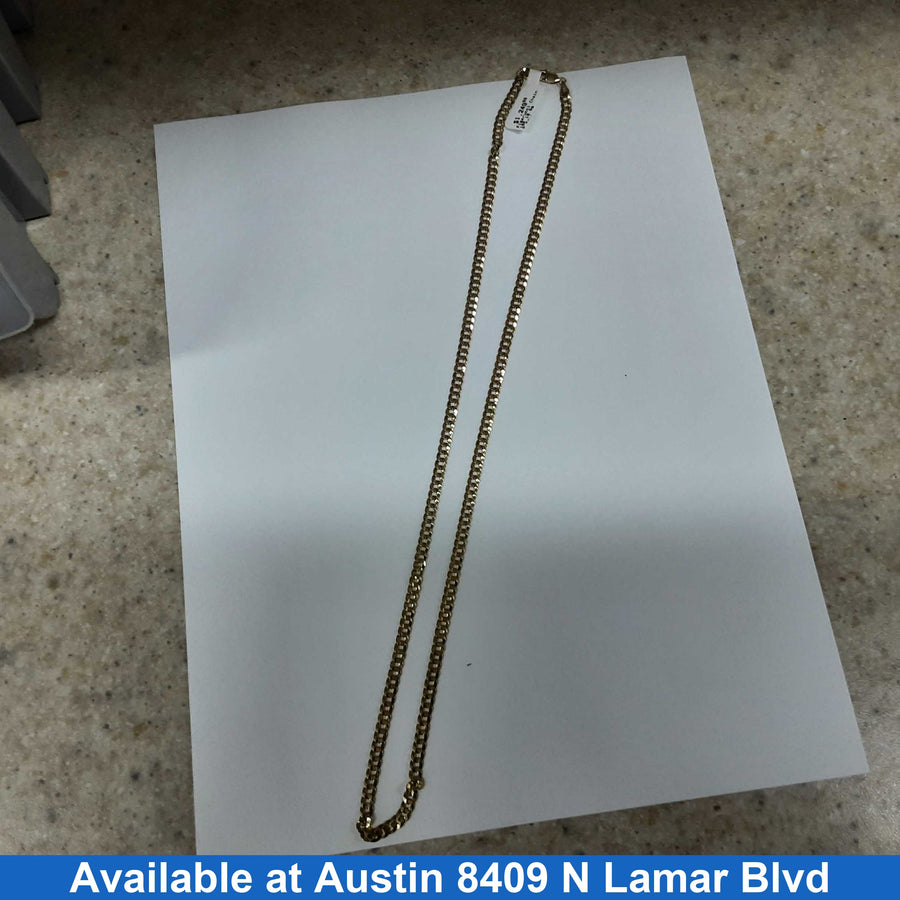 Chain - Yellow Gold 10k (.417) 10.9 grams 22 inch