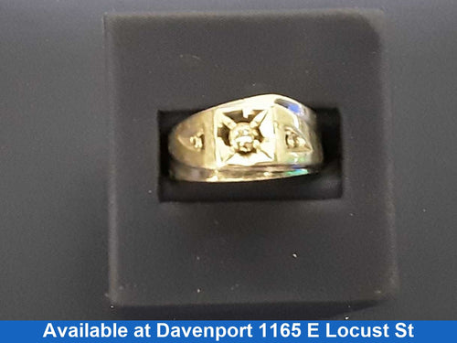 Men's Ring - White Gold 14k (.585) 7.8 grams Size 10