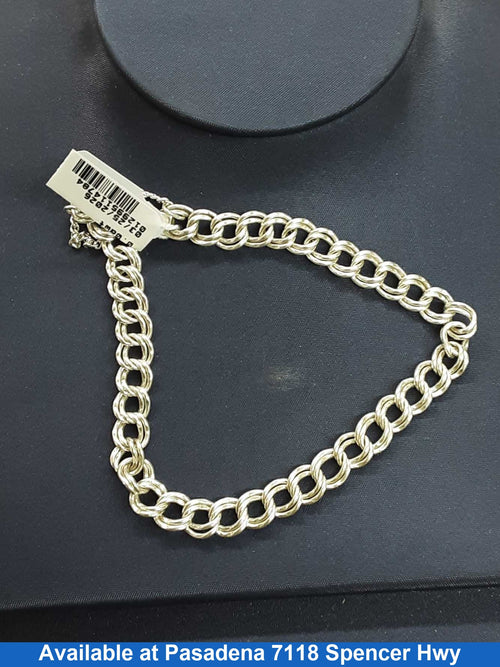 Cable Bracelet - Silver 12.9 grams 8 inch