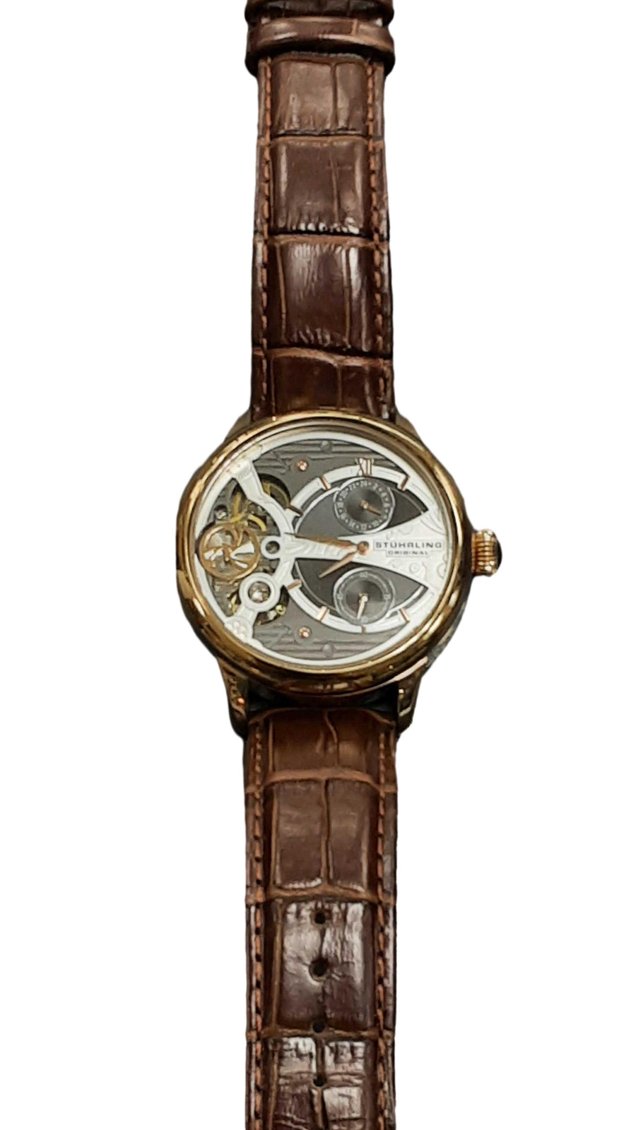 Stuhrling Cal St-90501 Yellow Regular Watch