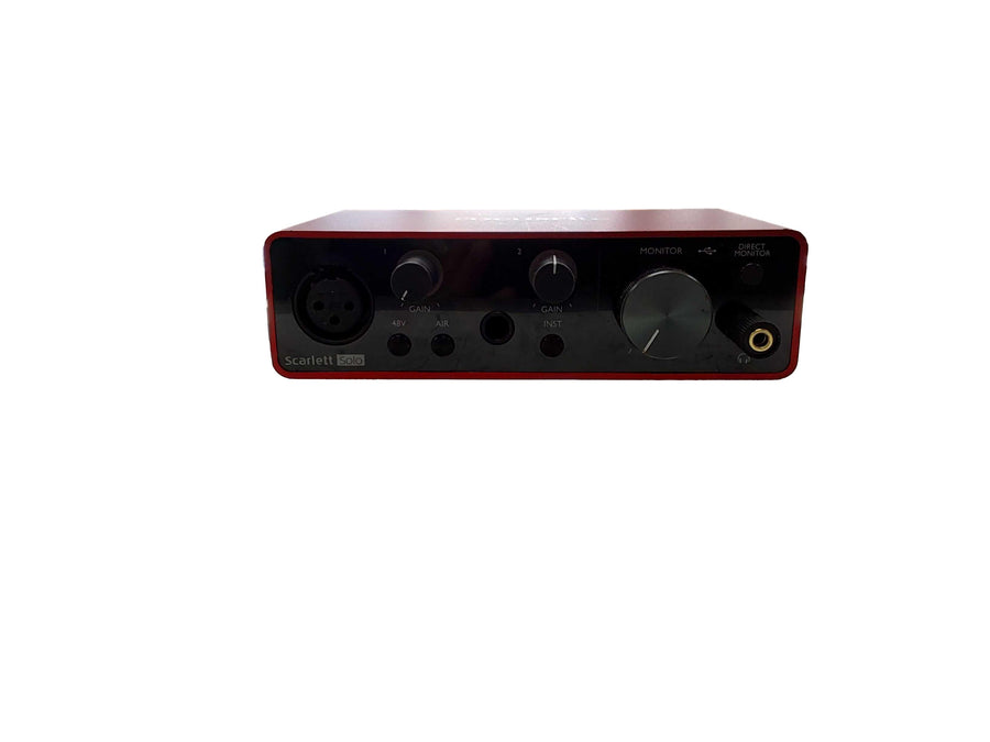 Focusrite Solo 3rd Gen Red Audio Recorder
