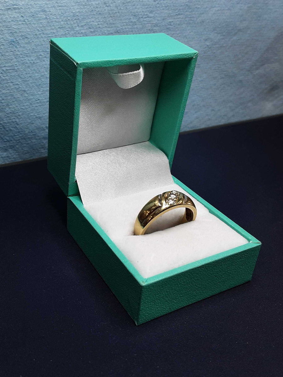 Ring - Wedding Band - Yellow Gold 14k (.585) 4.1 grams Size 10