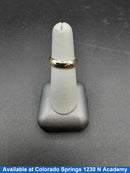 Ring - Wedding Band - Yellow Gold 14k (.585) 5.9 grams Size 6