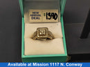 Women's Ring - Yellow Gold 10k (.417) 4 grams Size 20