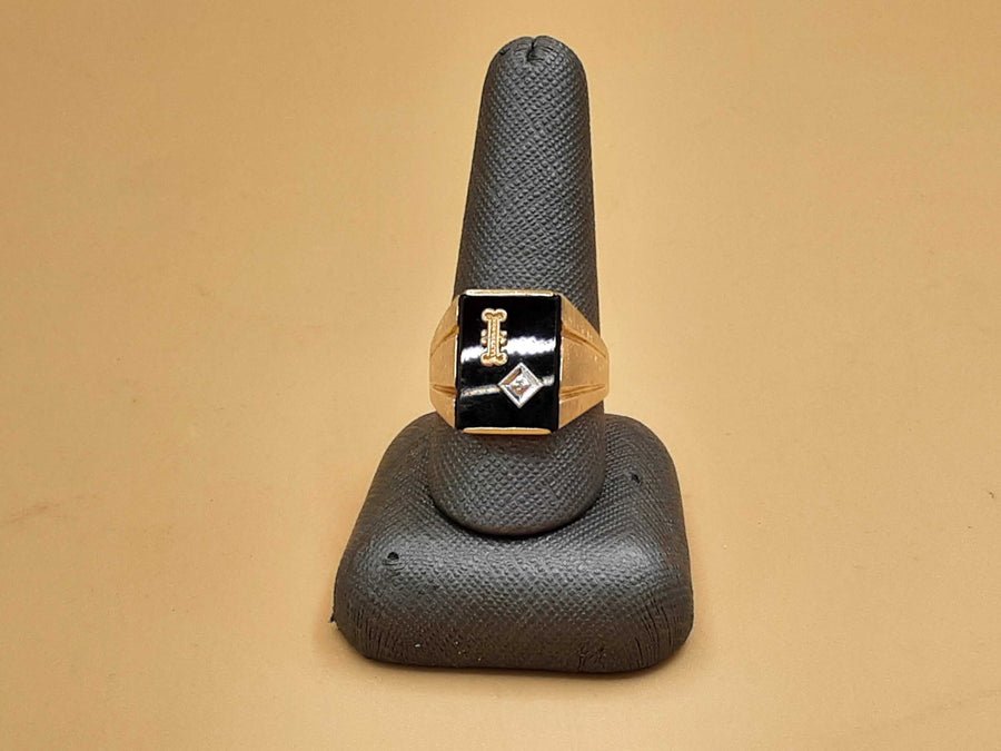 Men's Ring - Yellow Gold 10k (.417) 4.8 grams Size 11