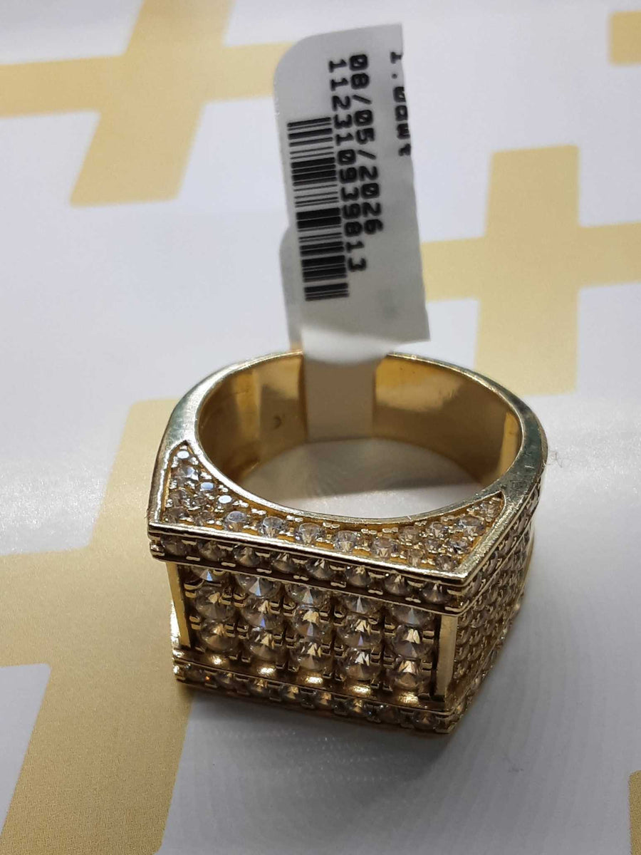 Men's Ring - Yellow Gold 14k (.585) 14.2 grams Size 10