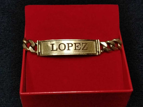 ID Bracelet - Yellow Gold 14k (.585) 50.1 grams 13 inch
