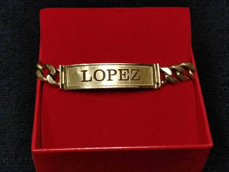 ID Bracelet - Yellow Gold 14k (.585) 50.1 grams 13 inch