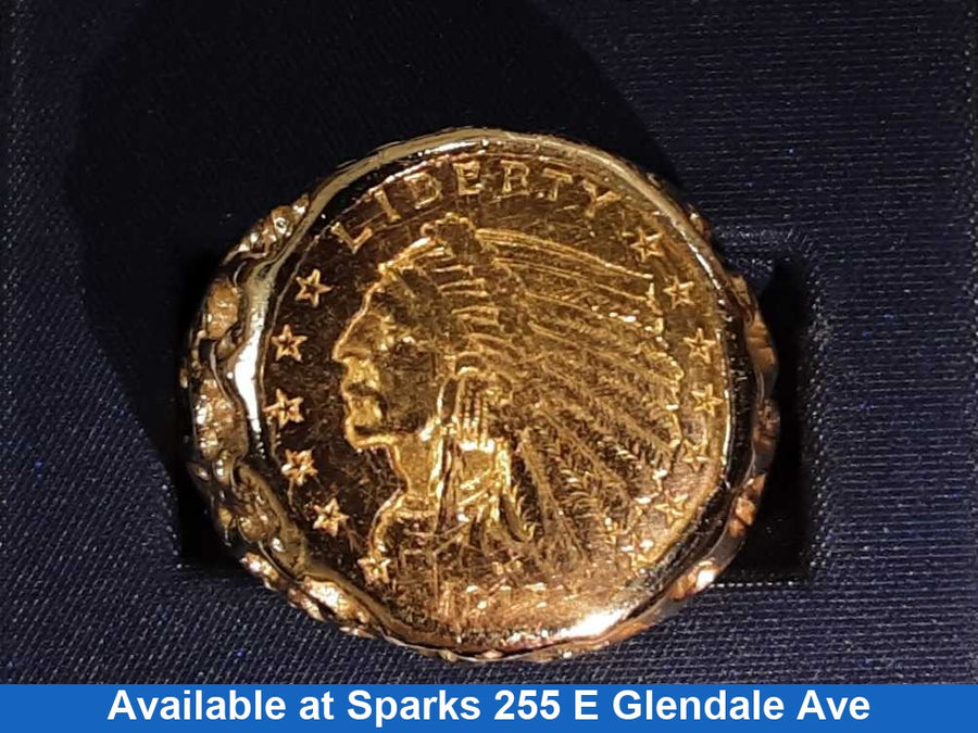 Men's Ring - Yellow Gold 18k (.750) 19.8 grams Size 8