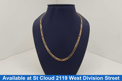 Figaro Chain - Yellow Gold 10k (.417) 7.86 grams 21 inch