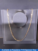Figaro Chain - Yellow Gold 14k (.585) 23.8 grams 22 inch
