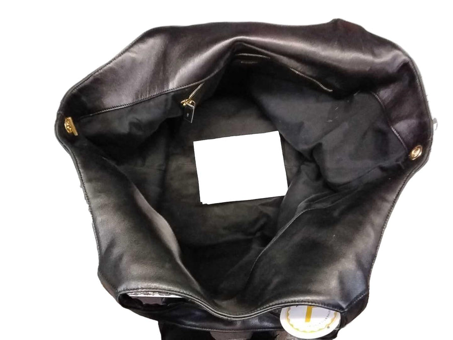 Yves Saint Laurent Quilted Lambskin Icare Tote Black Purse / Handbag