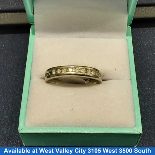 Ring - Wedding Band - White Gold 10k (.417) 3.5 grams Size 20
