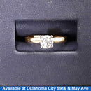 Women's Ring - Solitaire - Yellow Gold 14k (.585) 2.4 grams Size 8
