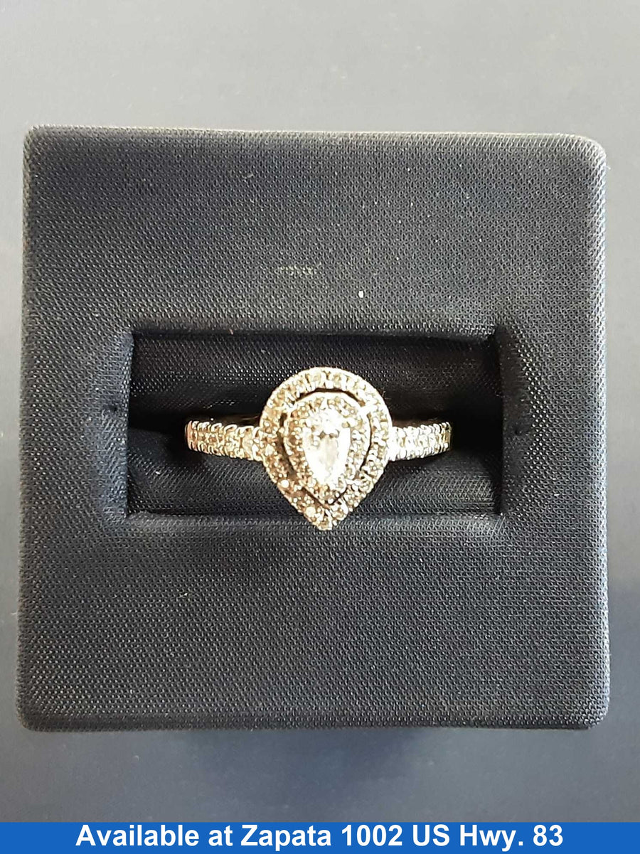 Women's Ring - White Gold 14k (.585) 3.5 grams Size 9.5