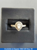 Women's Ring - White Gold 14k (.585) 3.5 grams Size 9.5