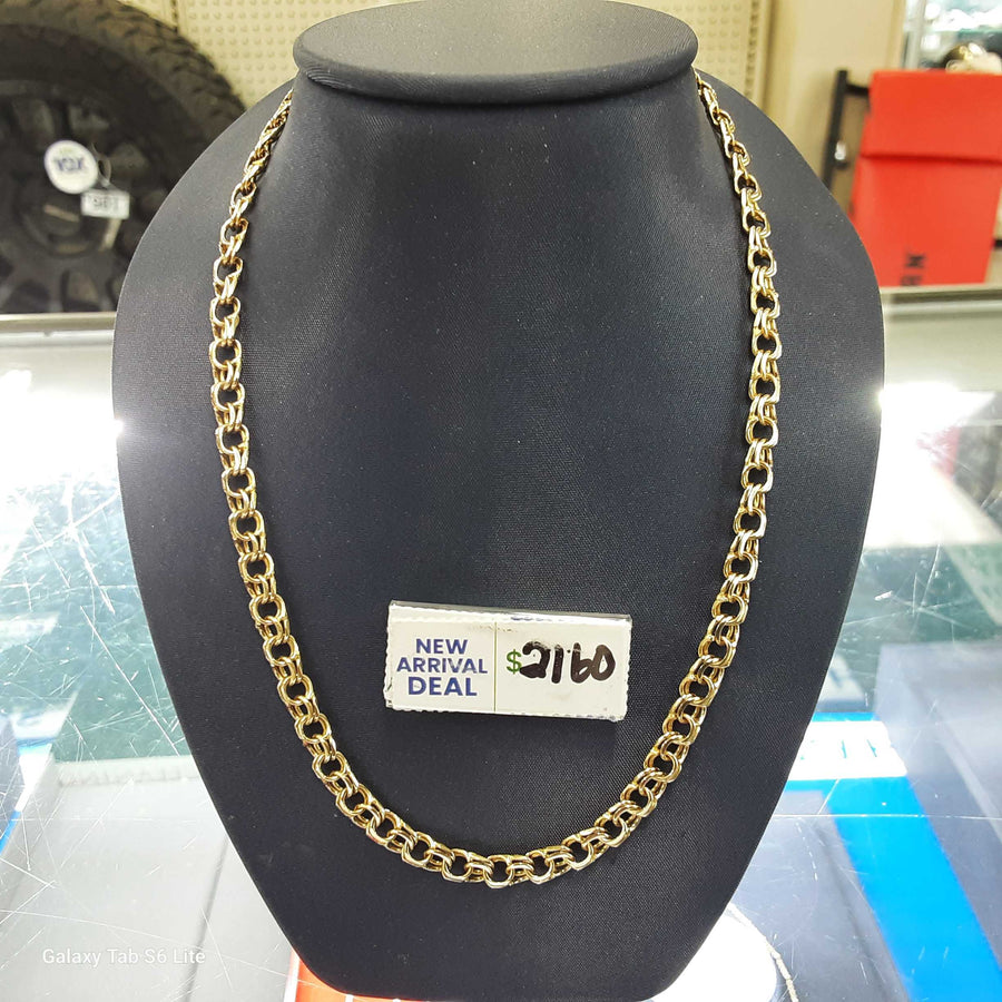 Cuban Link Chain - Yellow Gold 10k (.417) 20.6 grams 20 inch