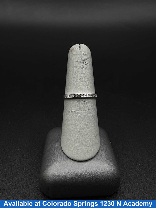 Ring - Wedding Band - White Gold 10k (.417) 1.2 grams Size 7