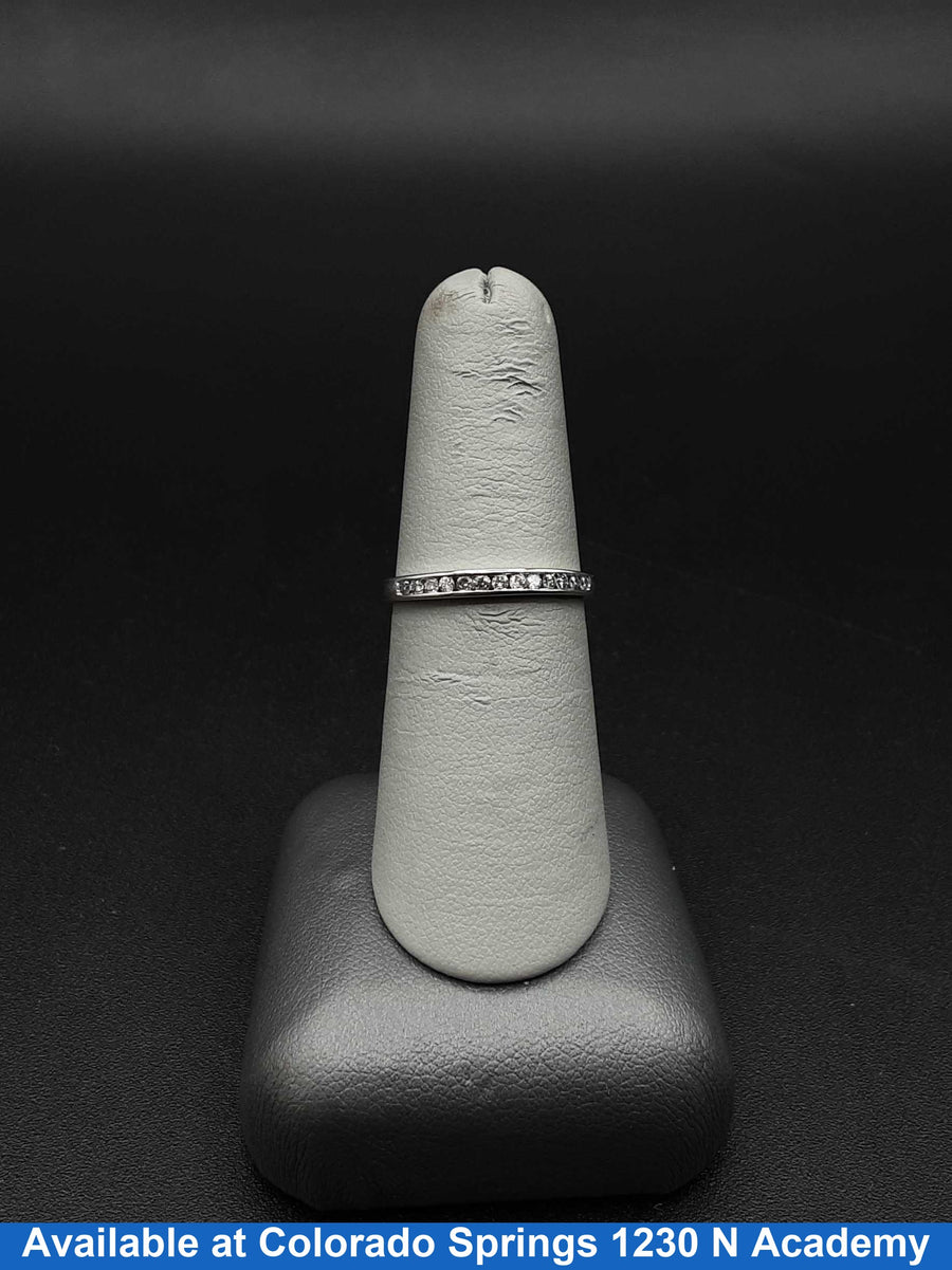 Ring - Wedding Band - White Gold 10k (.417) 1.2 grams Size 7