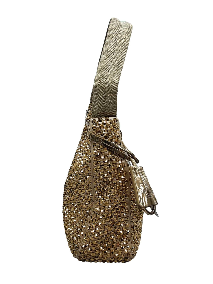 Prada Re-edition Crystal Gold Gold Purse / Handbag