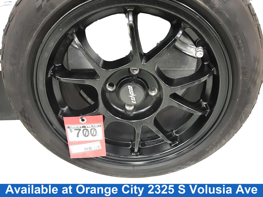 Lenso 15 In Racing Wheels Black Wheel