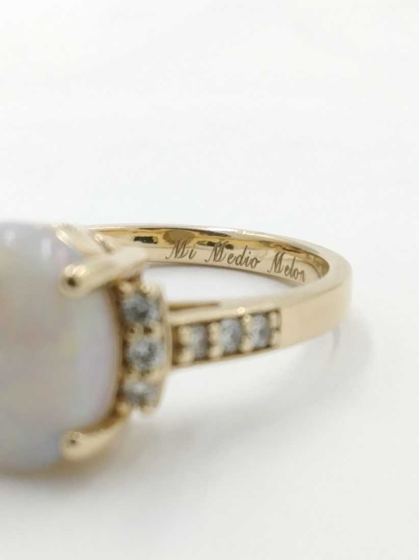 Women's Ring - Yellow Gold 14k (.585) 3.7 grams Size 6.5