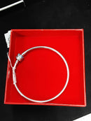 Bangle Bracelet - Silver 8.2 grams 8 inch