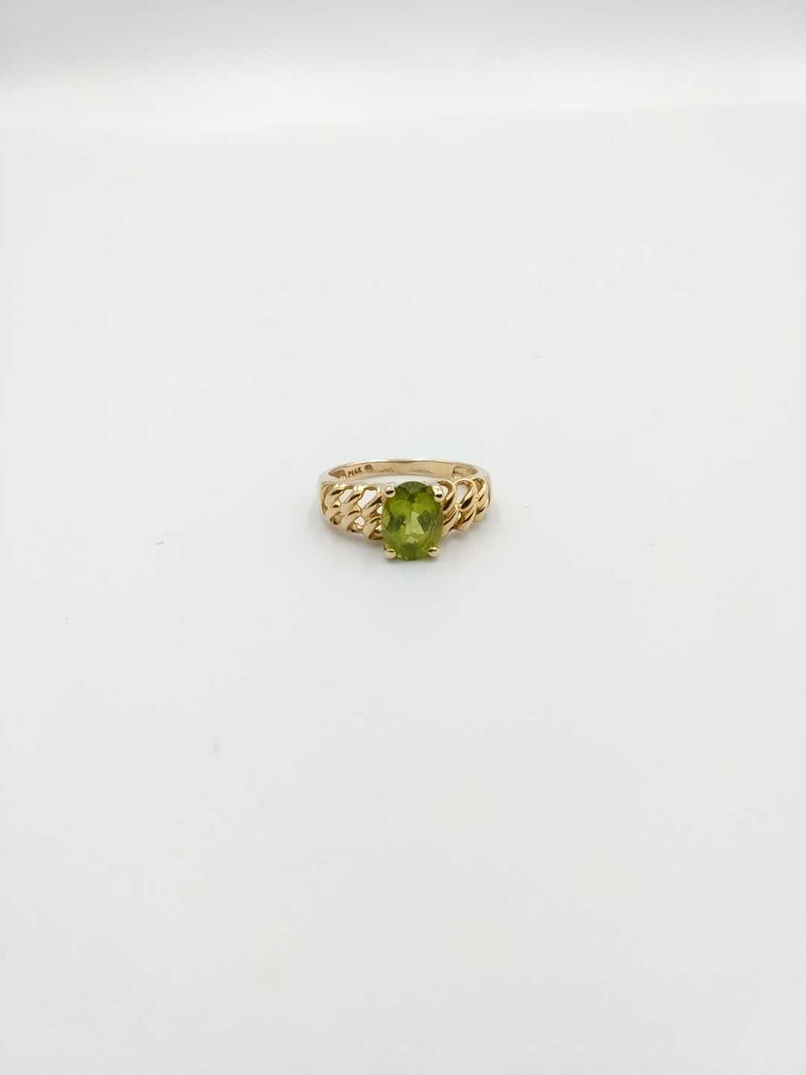 Women's Ring - Yellow Gold 14k (.585) 3.2 grams Size 7