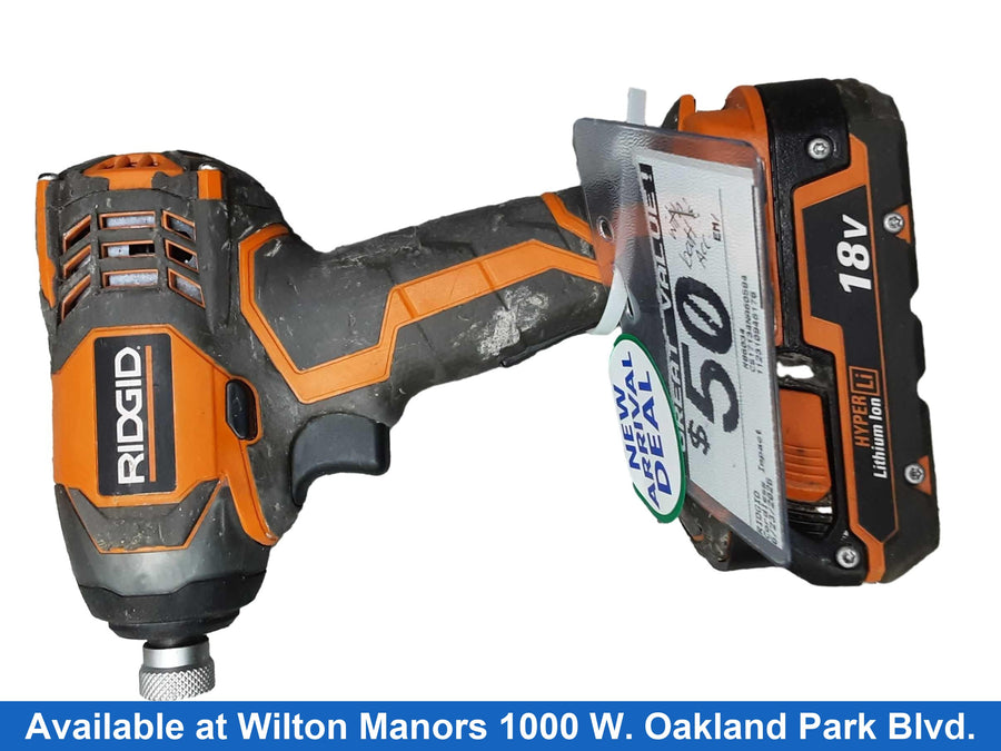 Ridgid R86034 Orange Cordless Impact Drill