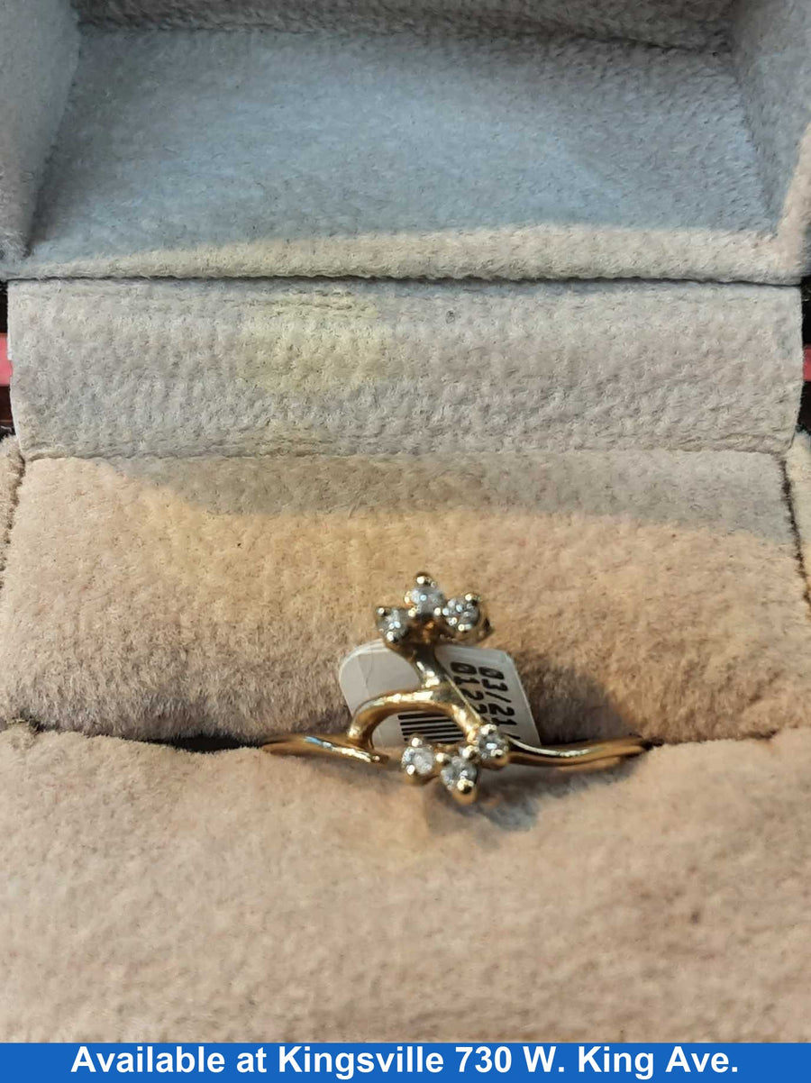Women's Ring - Yellow Gold 10k (.417) 1.9 grams Size 8