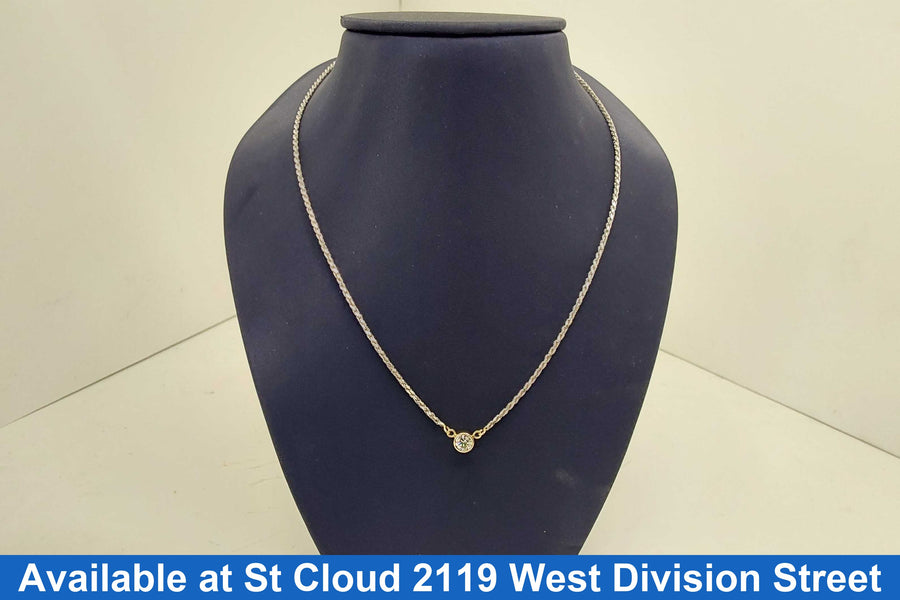 Chain - White Gold 14k (.585) 4.3 grams 17 inch