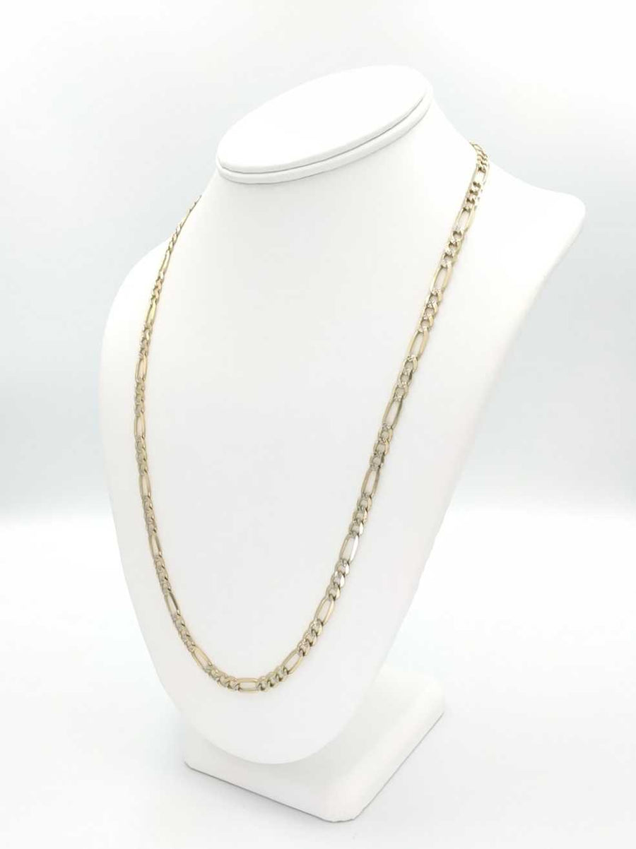 Figaro Chain - Yellow Gold 10k (.417) 16.2 grams 28 inch