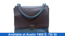 Celine Smooth Calfskin Suede Tricolor Trapeze Bag Multi-color Purse / Handbag